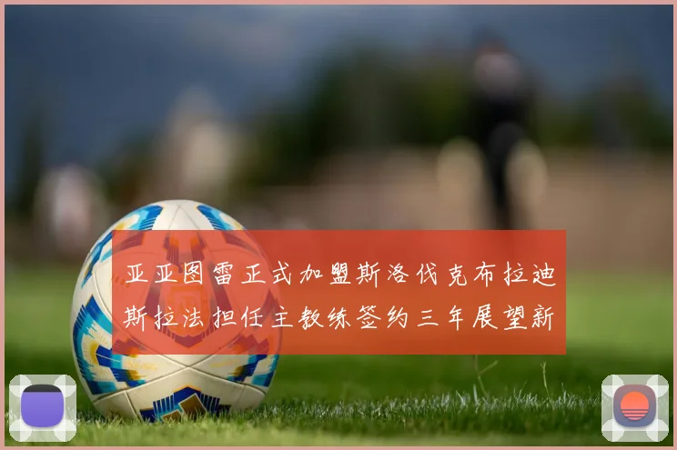 亚亚图雷正式加盟斯洛伐克布拉迪斯拉法担任主教练签约三年展望新篇章